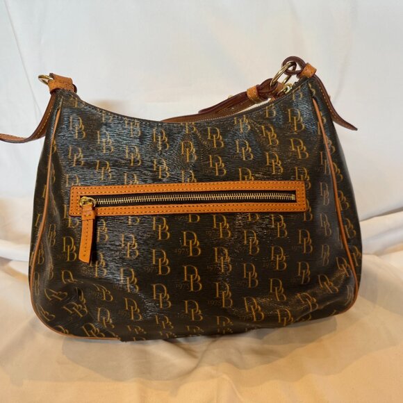 Dooney & Bourke Dark Brown Monogram Purse - Picture 2 of 10